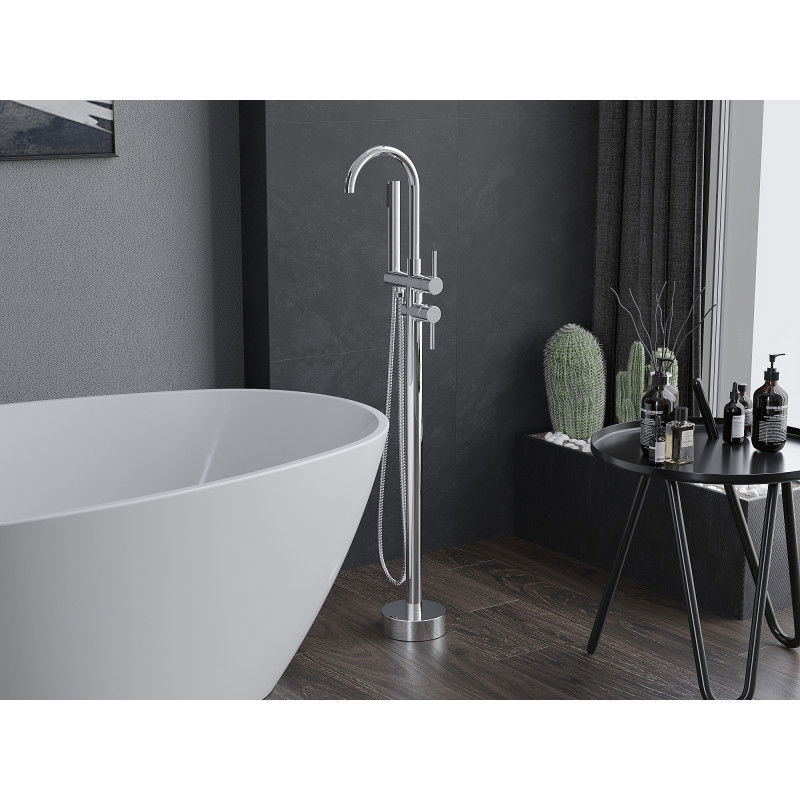 Mexen Alma volně stojící vanová baterie, chrom - 75033-00