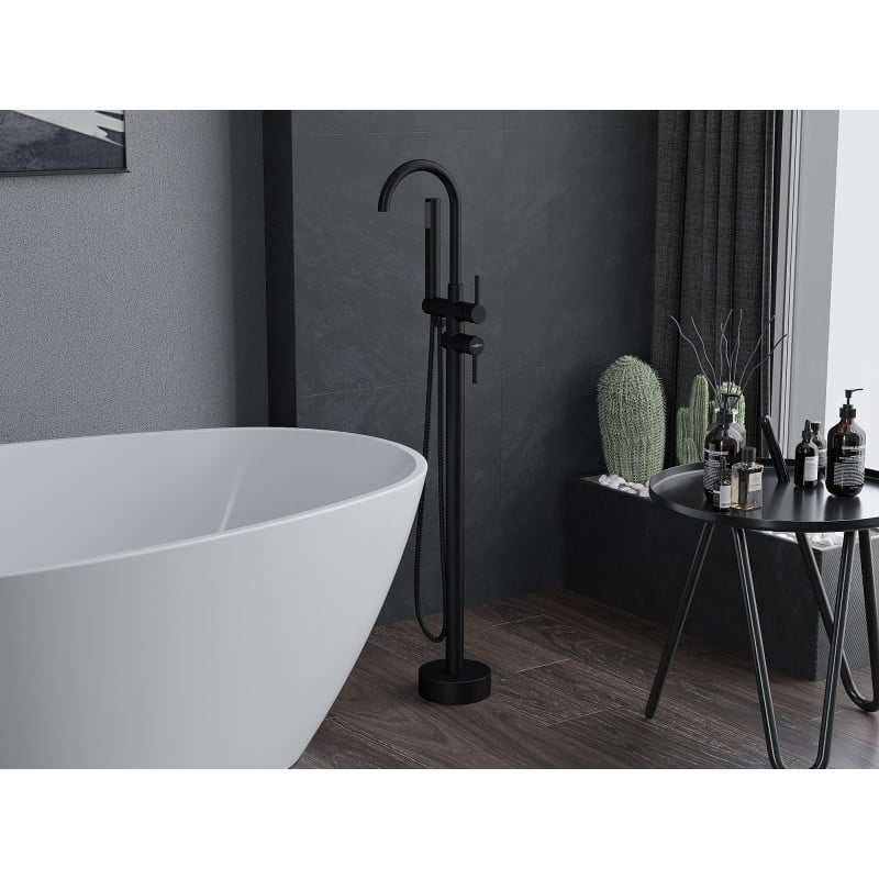 Mexen Alma volně stojící vanová baterie, černá - 75033-70