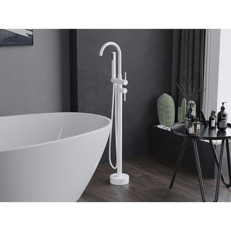 Mexen Alma volně stojící vanová baterie, bílá - 75033-20