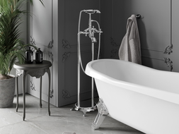 Mexen Retro volně stojící baterie vanová, chrom - 75933-00