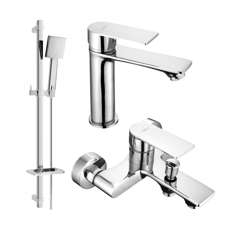 Mexen Royo DQ45 vanová sada, chrom - 72203DQ45-00