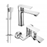 Mexen Royo DQ45 vanová sada, chrom - 72203DQ45-00