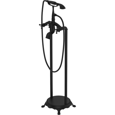 Mexen Retro volně stojící vanová baterie, černá - 75933-70