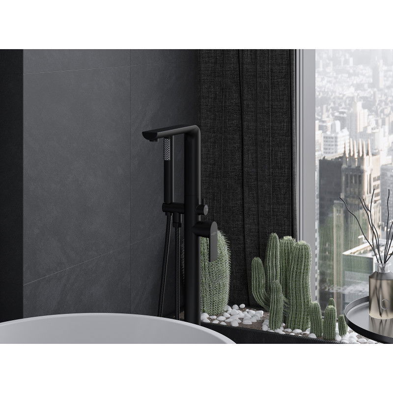 Mexen Roxy volně stojící vanová baterie, černá - 75533-70