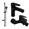 Mexen Kama DS75 koupelnový set, černý - 72503DS75-70