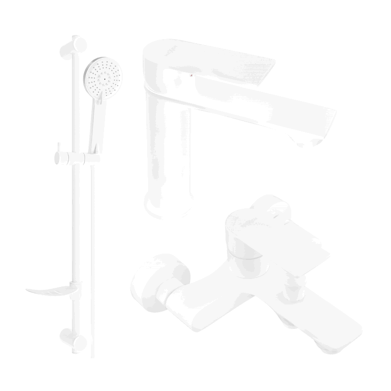 Mexen Royo DF40 vanová sada, bílá - 72203DF40-20