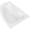 Mexen Westa rohová vana pravá 160 x 100 cm, bílá - 560116010002