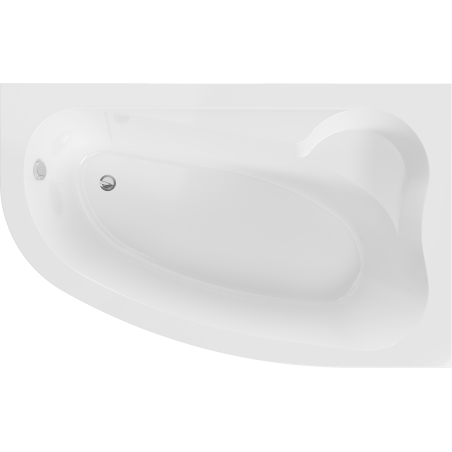 Mexen Westa rohová vana pravá 160 x 100 cm, bílá - 560116010002