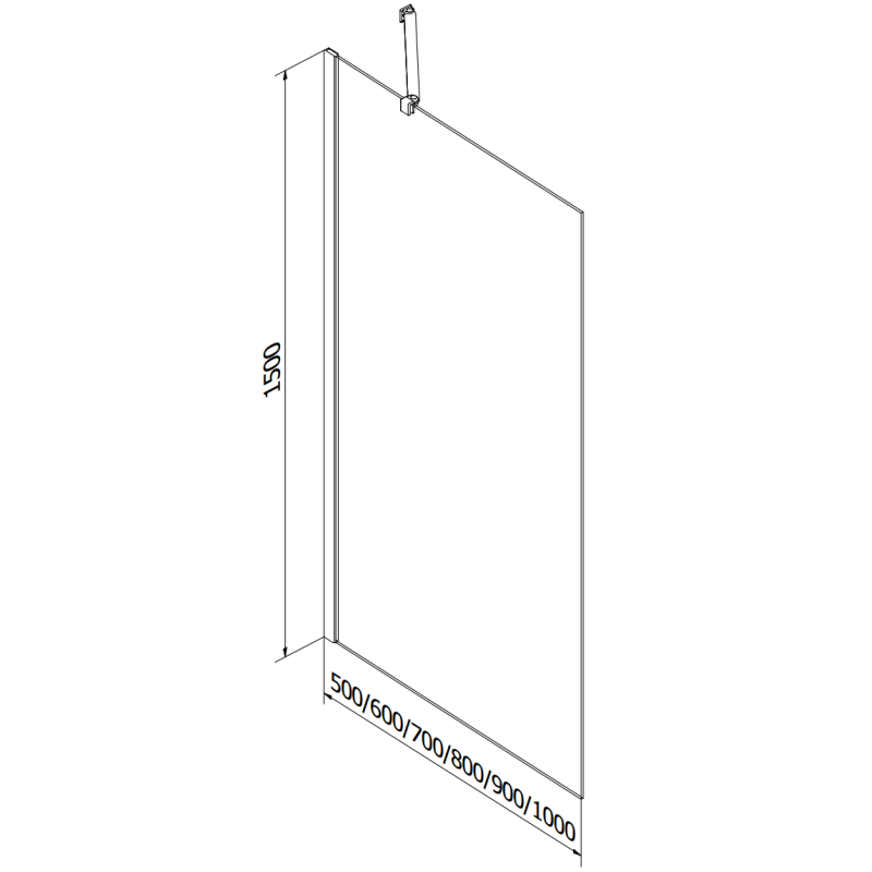 Mexen Cube obdélníková vana 170 x 80 cm s krytem a jednokřídlou zástěnou 80 cm, černý vzor - 550517080X9508007077