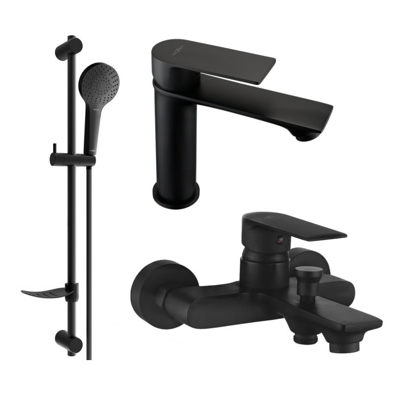 Mexen Royo DF05 set vanový, černý - 72203DF05-70