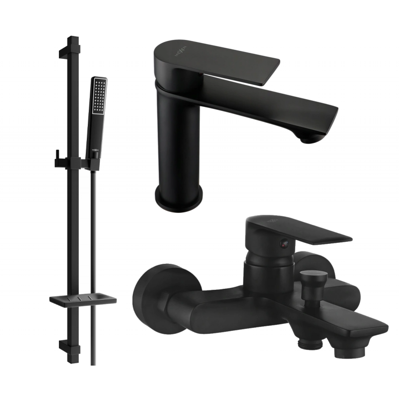 Mexen Royo DQ72 vanová sada, černá - 72203DQ72-70