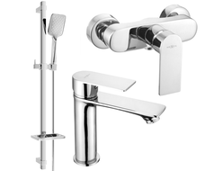 Mexen Royo DQ62 sprchový set, chrom - 72204DQ62-00