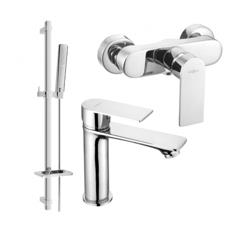 Mexen Royo DQ72 sprchový set, chrom - 72204DQ72-00