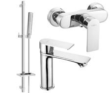 Mexen Royo DQ72 sprchový set, chrom - 72204DQ72-00