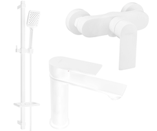 Mexen Royo DQ62 sprchová sada, bílá - 72204DQ62-20