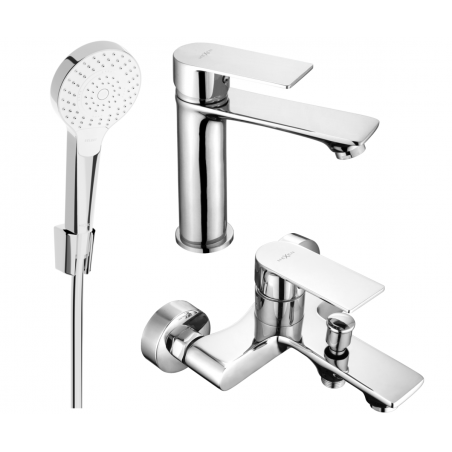 Mexen Royo R05 koupelnový set, chrom - 72203R05-00