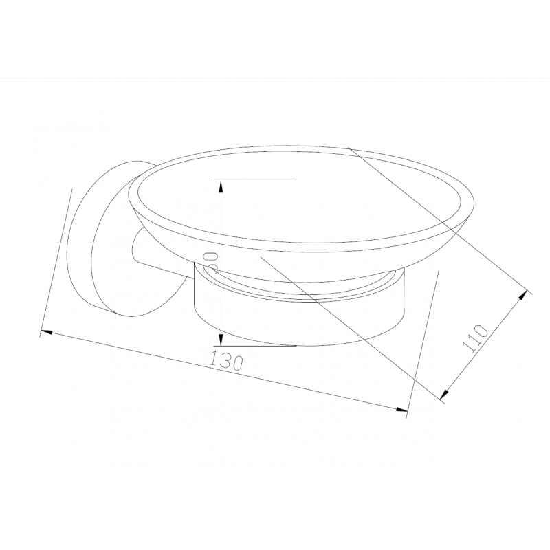 Mexen Loft mýdlenka, černá - 7012639-70