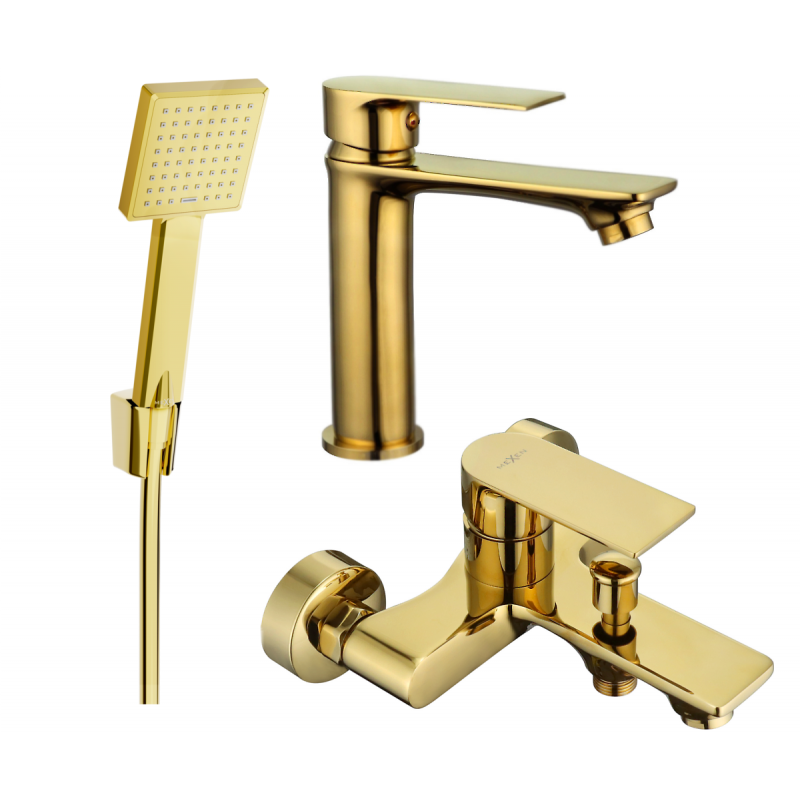 Mexen Royo R45 koupelnový set, zlatý - 72203R45-50