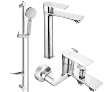 Mexen Royo DF40 vanová sada, chrom - 72213DF40-00