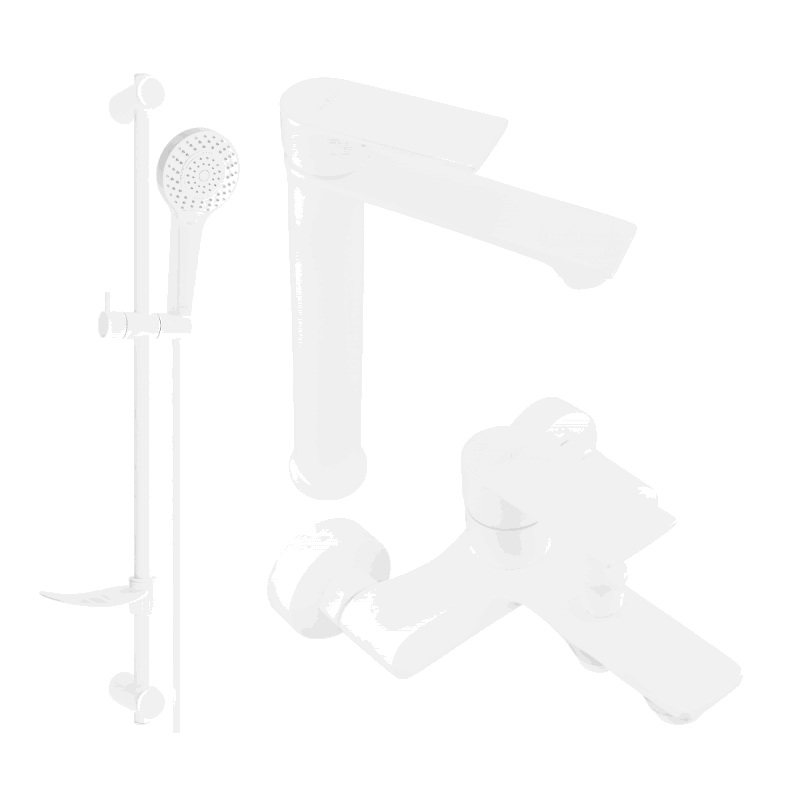 Mexen Royo DF05 vanový set, bílý - 72213DF05-20