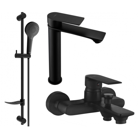 Mexen Royo DF05 vana set, černý - 72213DF05-70