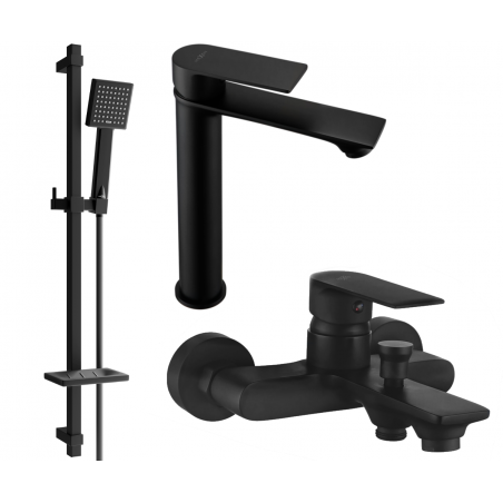 Mexen Royo DQ45 vanový set, černý - 72213DQ45-70