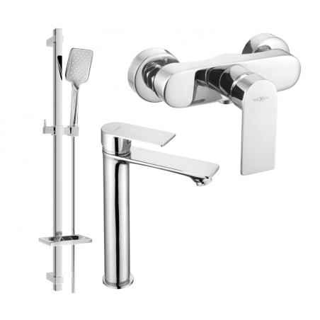 Mexen Royo DQ62 sprchová sada, chrom - 72214DQ62-00