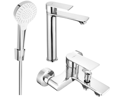 Mexen Royo R05 sada vanových doplňků, chrom - 72213R05-00