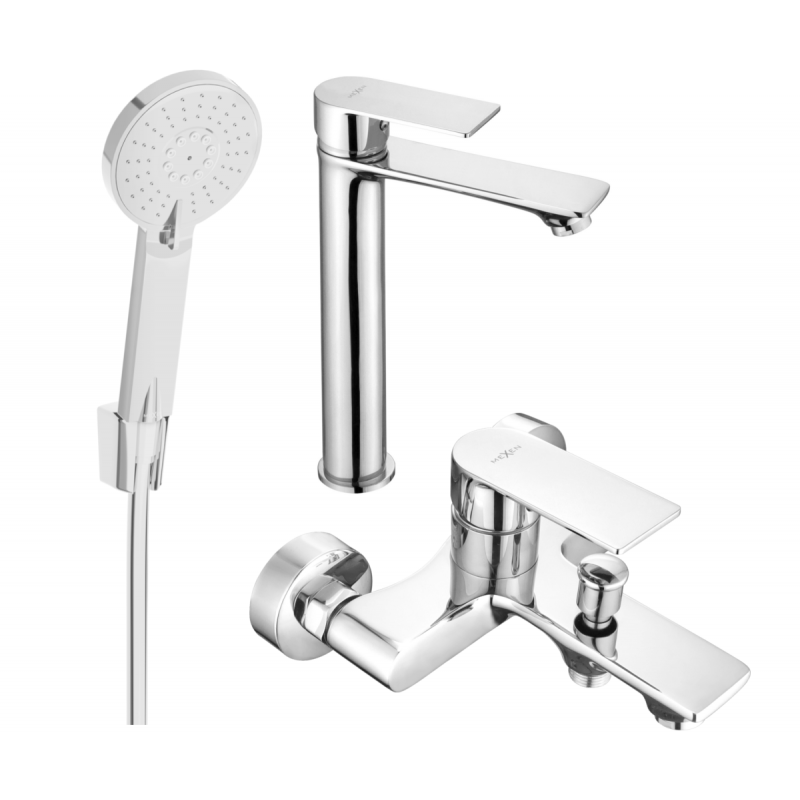 Mexen Royo R40 sada do vany, chrom - 72213R40-00
