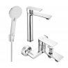 Mexen Royo R40 sada do vany, chrom - 72213R40-00