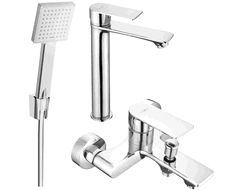 Mexen Royo R45 vanová sada, chrom - 72213R45-00