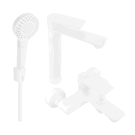 Mexen Royo R05 koupelnová sada, bílá - 72213R05-20