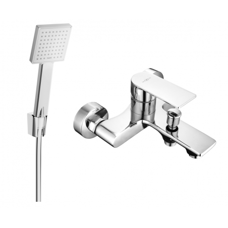 Mexen Royo R45 baterie vanová se sprchovou soupravou, chrom - 7223R45-00