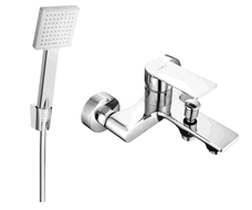 Mexen Royo R45 baterie vanová se sprchovou soupravou, chrom - 7223R45-00