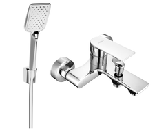 Mexen Royo R62 vanová baterie se sprchovou soupravou, chrom - 7223R62-00