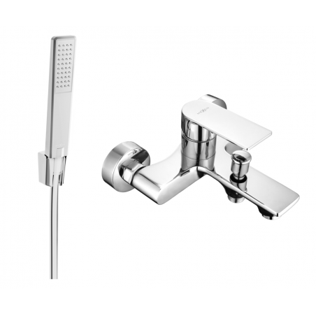Mexen Royo R72 koupelnová baterie se sprchovou sadou, chrom - 7223R72-00