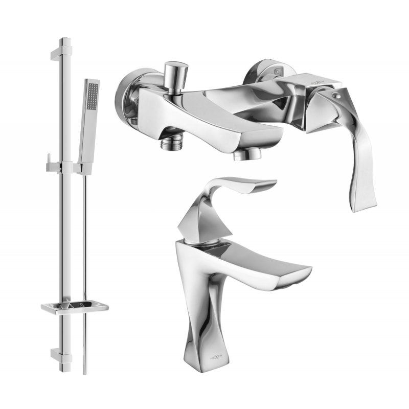Mexen Estrella DQ02 vanová sada, chrom - 72303DQ02-00