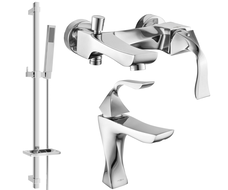 Mexen Estrella DQ02 vanová sada, chrom - 72303DQ02-00