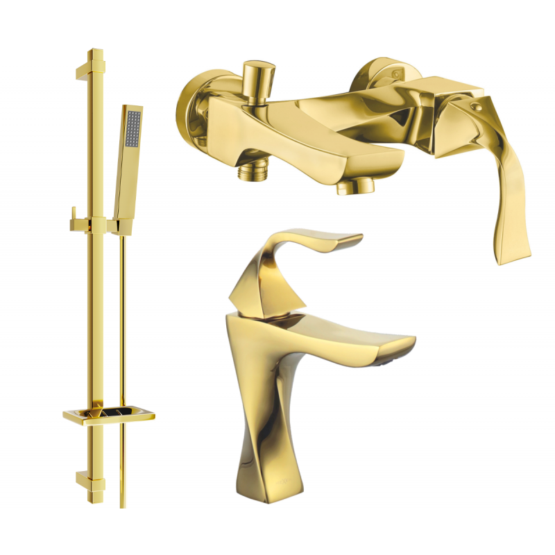 Mexen Estrella DQ02 sada vanová, zlatá - 72303DQ02-50