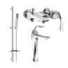Mexen Estrella DQ02 vanový set, chrom - 72313DQ02-00
