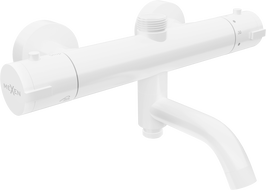 Mexen Kai termostatická vanová sprchová baterie, bílá - 77900-20