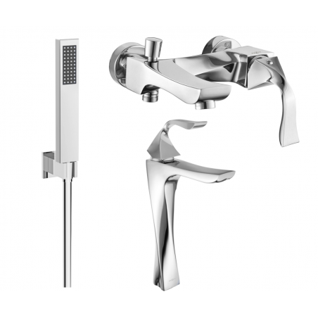 Mexen Estrella R02 koupelnová sada, chrom - 72313R02-00
