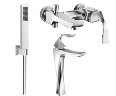 Mexen Estrella R02 koupelnová sada, chrom - 72313R02-00