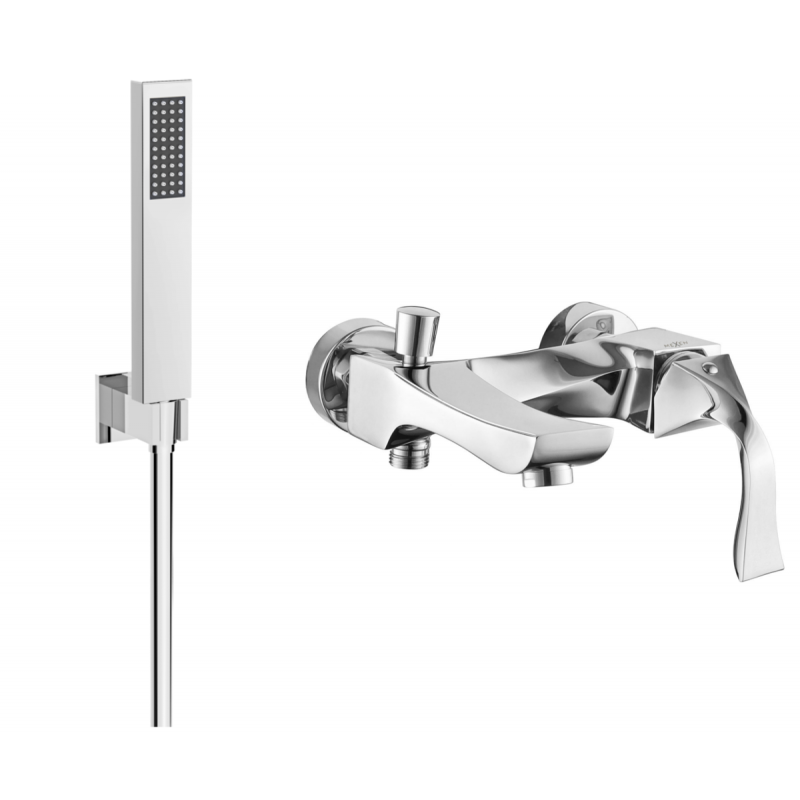 Mexen Estrella R02 vanová baterie se sprchovým setem, chrom - 7233R02-00