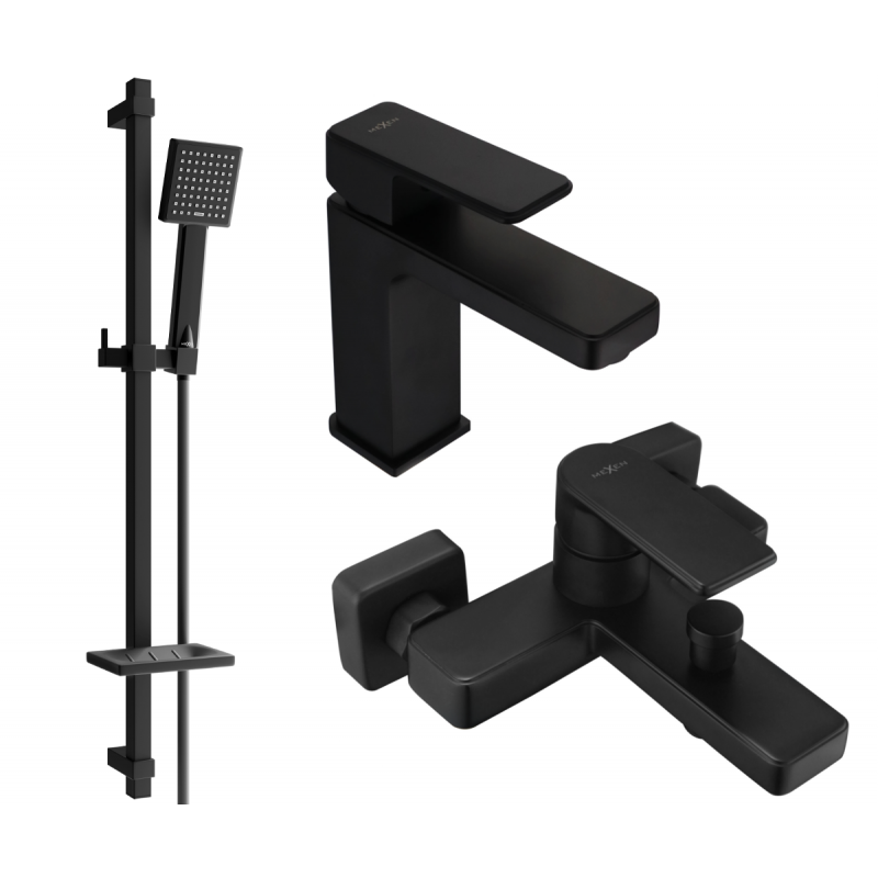 Mexen Mino DQ45 vanová sada, černá - 72403DQ45-70