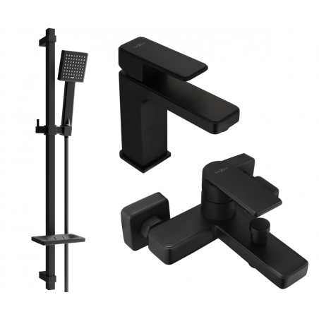 Mexen Mino DQ45 vanová sada, černá - 72403DQ45-70