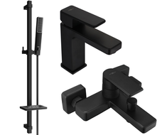 Mexen Mino DQ72 vanová sada, černá - 72403DQ72-70