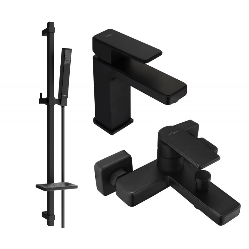 Mexen Mino DQ77 vanová sada, černá - 72403DQ77-70