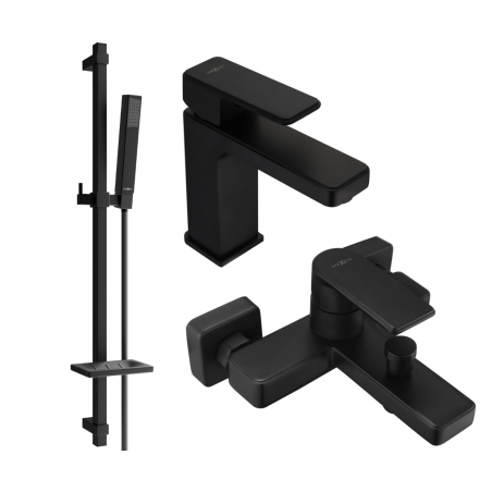 Mexen Mino DQ77 vanová sada, černá - 72403DQ77-70