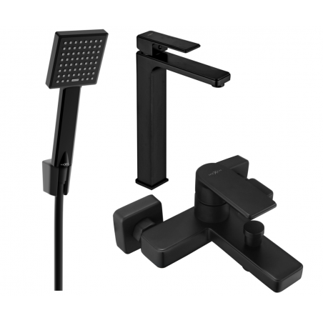 Mexen Mino R45 vanový set, černý - 72413R45-70